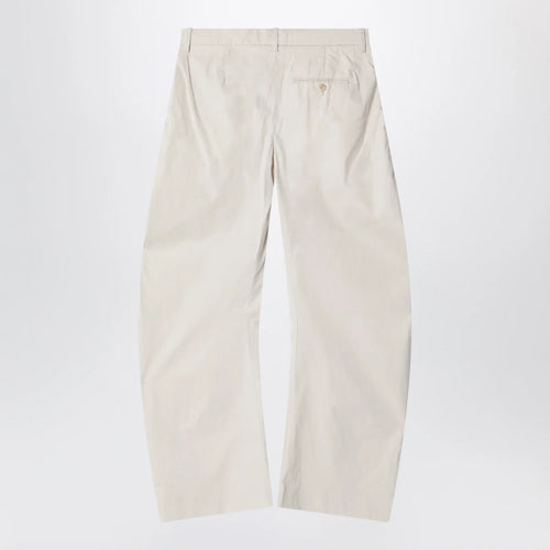 Acne Studios Casual twill trousers light beige