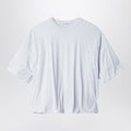 Acne Studios Gathered logo T-shirt Grey Melange