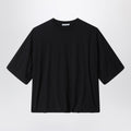 Acne Studios Gathered logo T-shirt Black