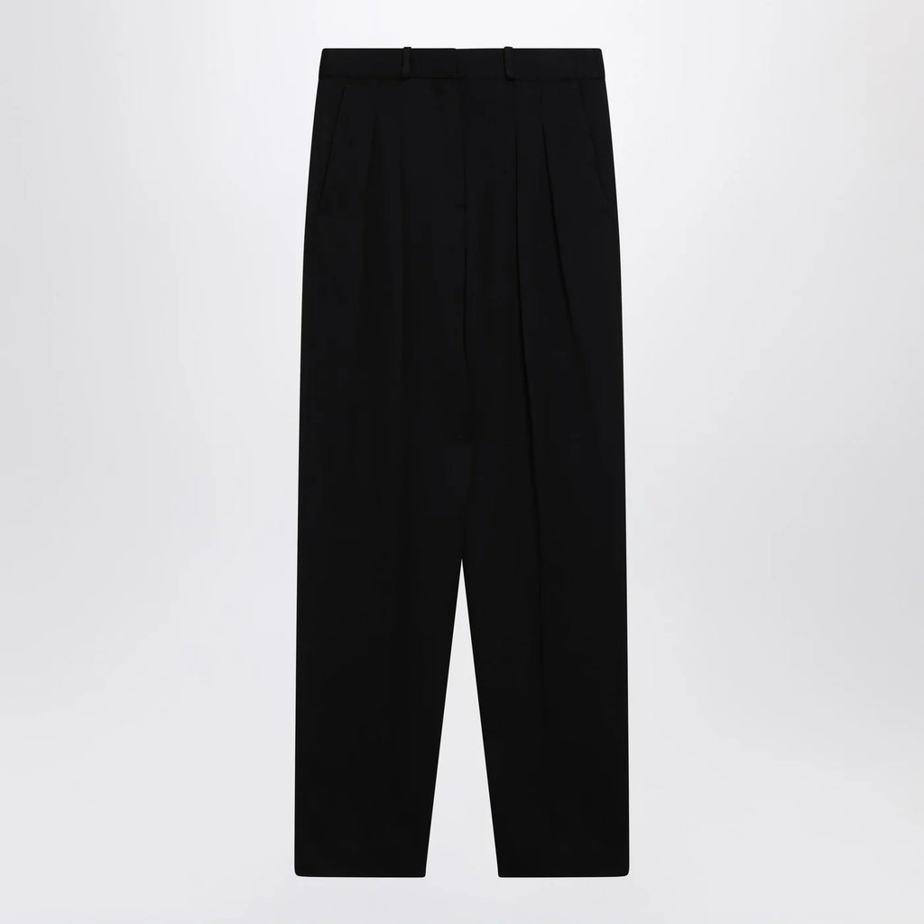 LouLou De Saison Black wool-blend trousers
