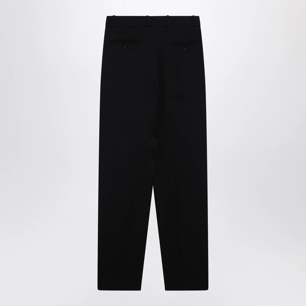 LouLou De Saison Black wool-blend trousers