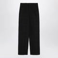 LouLou De Saison Black straight bouclé trousers