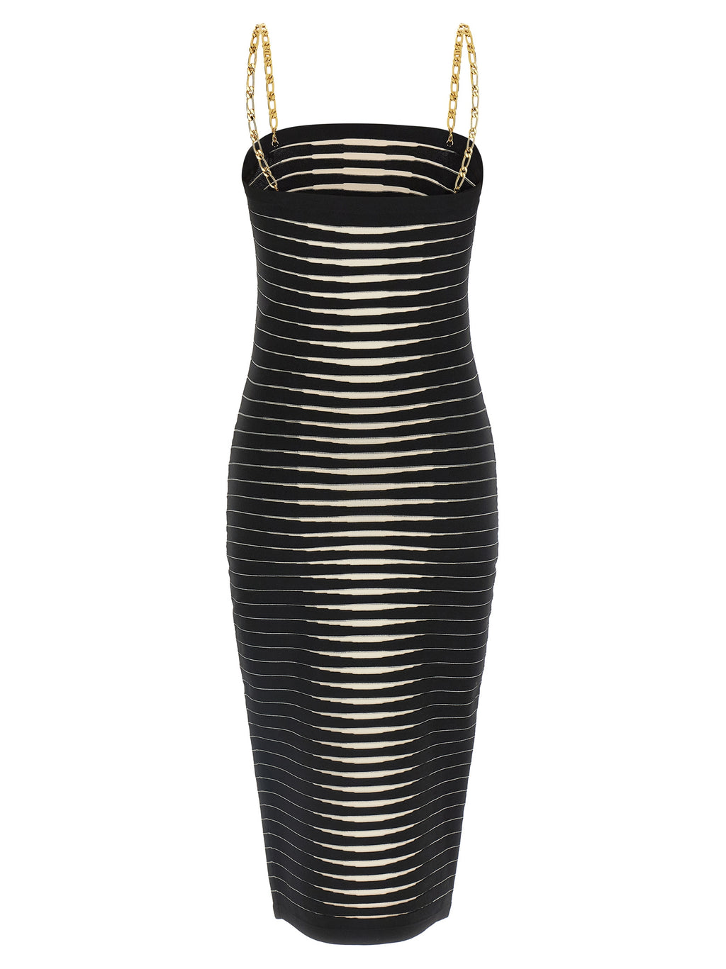 Elisabetta Franchi Striped Dégradé Dress
