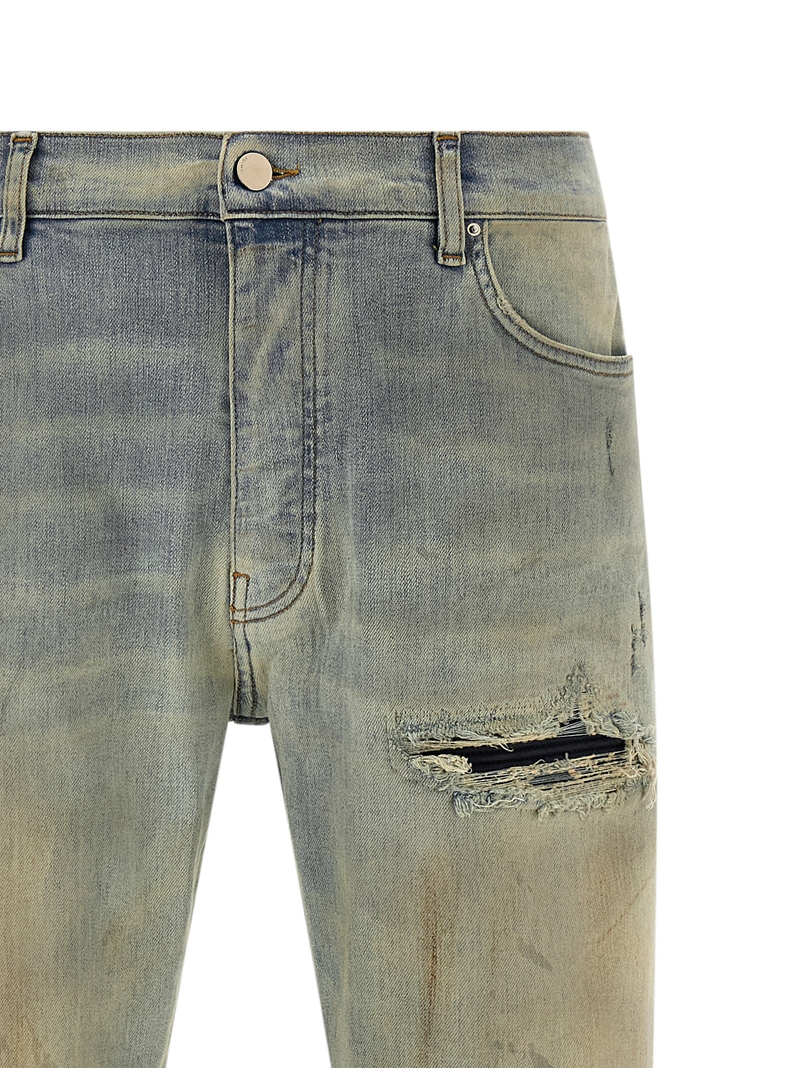 Amiri Suede Mx1 Jeans