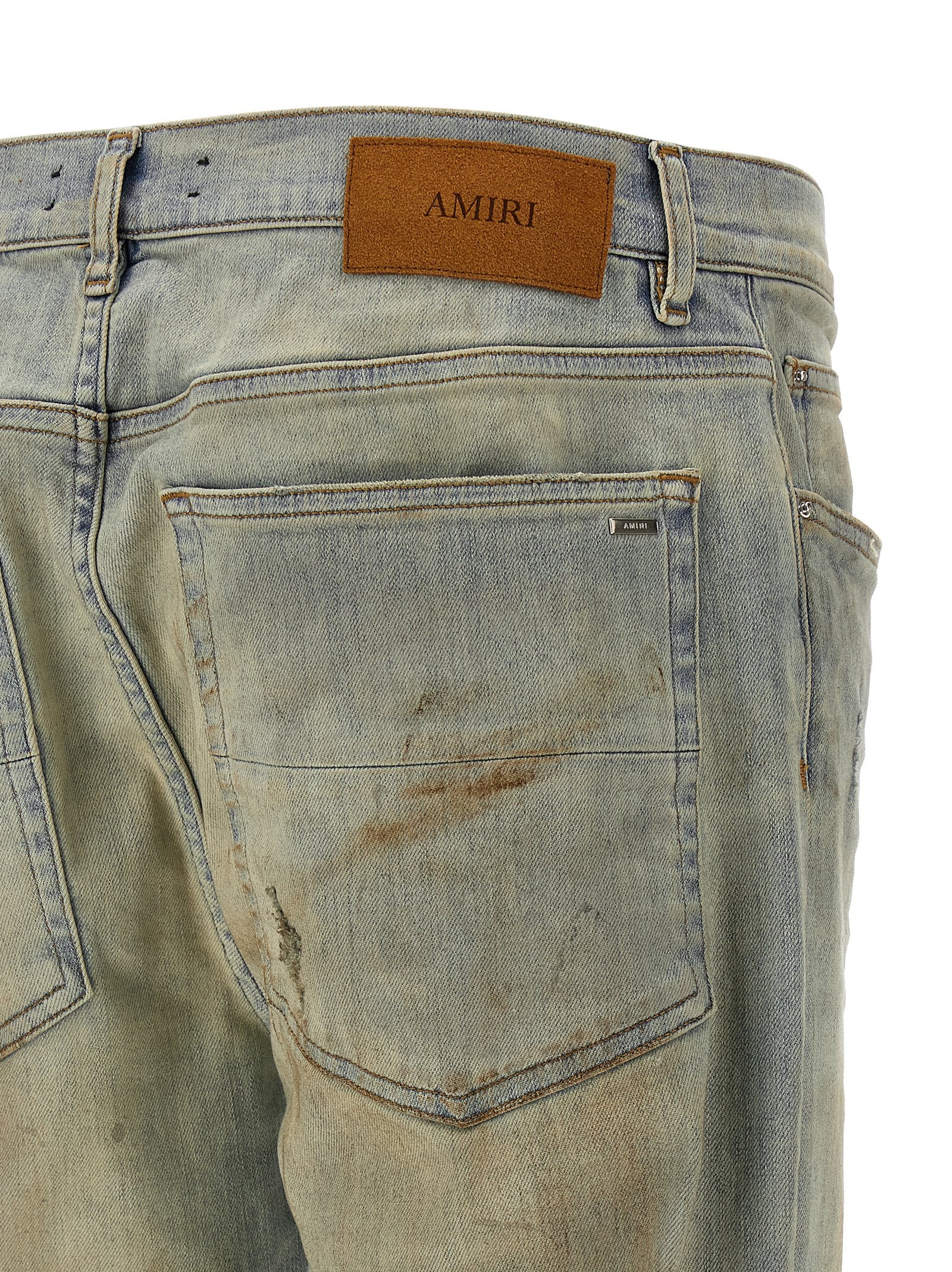 Amiri Suede Mx1 Jeans