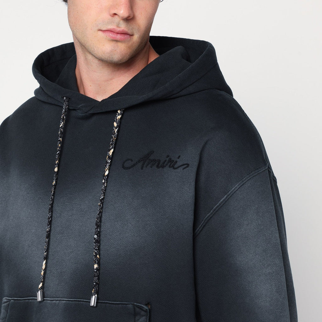 AMIRI Black Bandana Hoodie