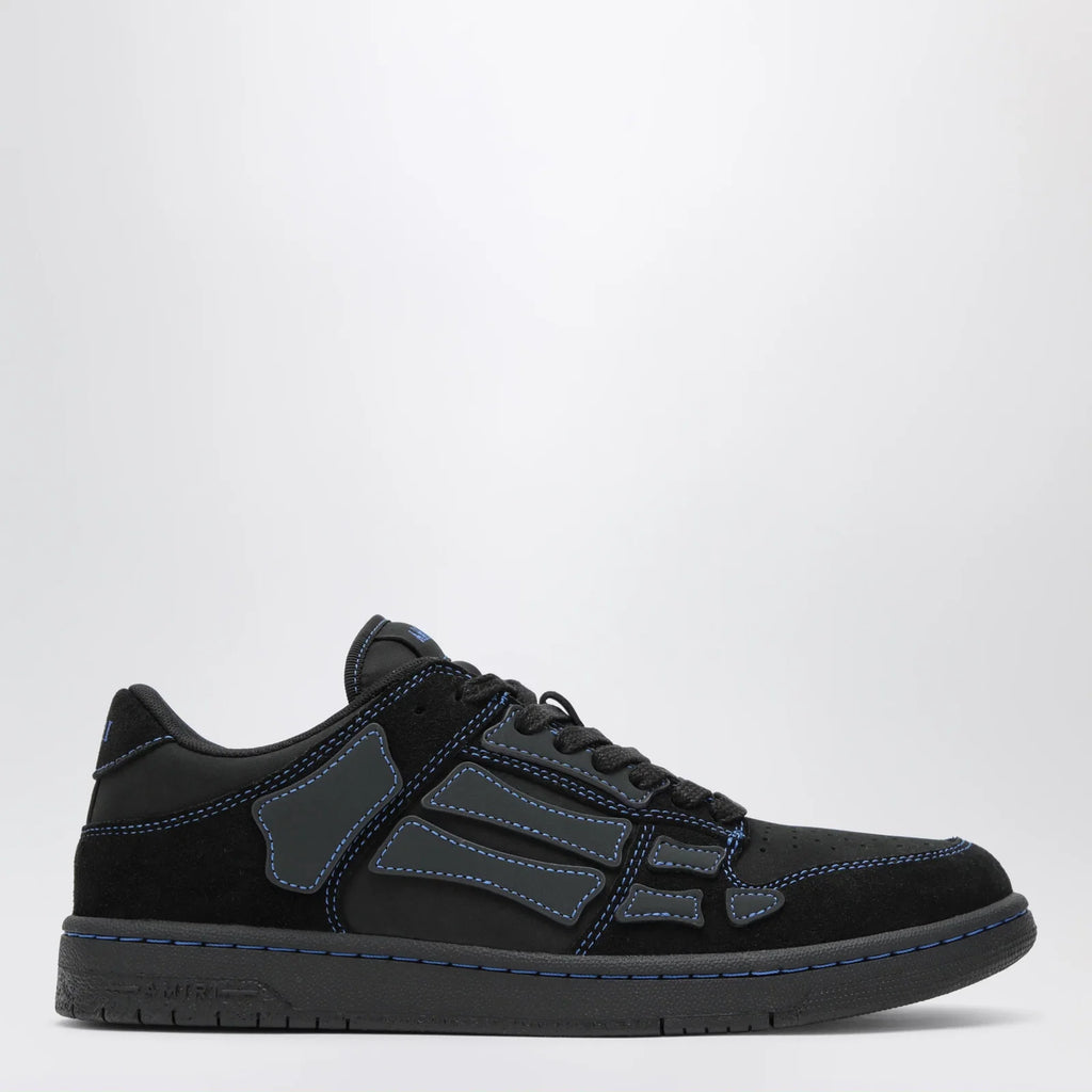AMIRI Skel low-top sneakers in black calf leather