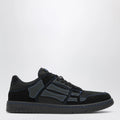 AMIRI Skel low-top sneakers in black calf leather