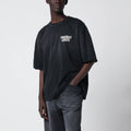 Black T-Shirt With Chateau Amiri Logo