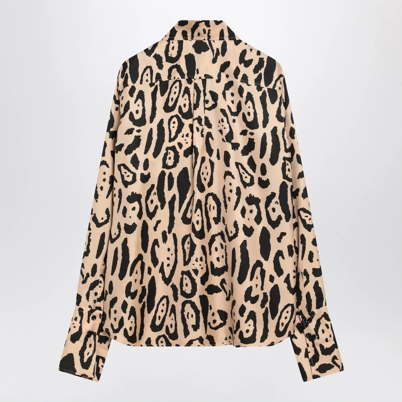 Sportmax Silk animal print shirt