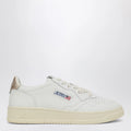 AUTRY Medalist white/gold leather trainer