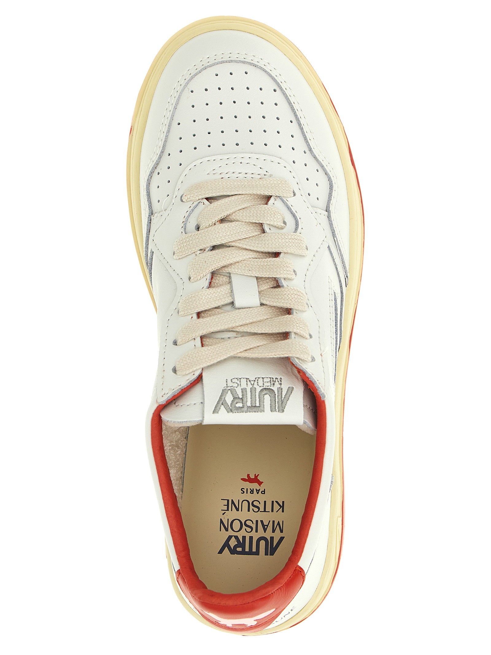 Autry X Maison Kitsuné Medalist Low Sneakers