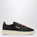 AUTRY Medalist sneakers in Chocolate pony skin