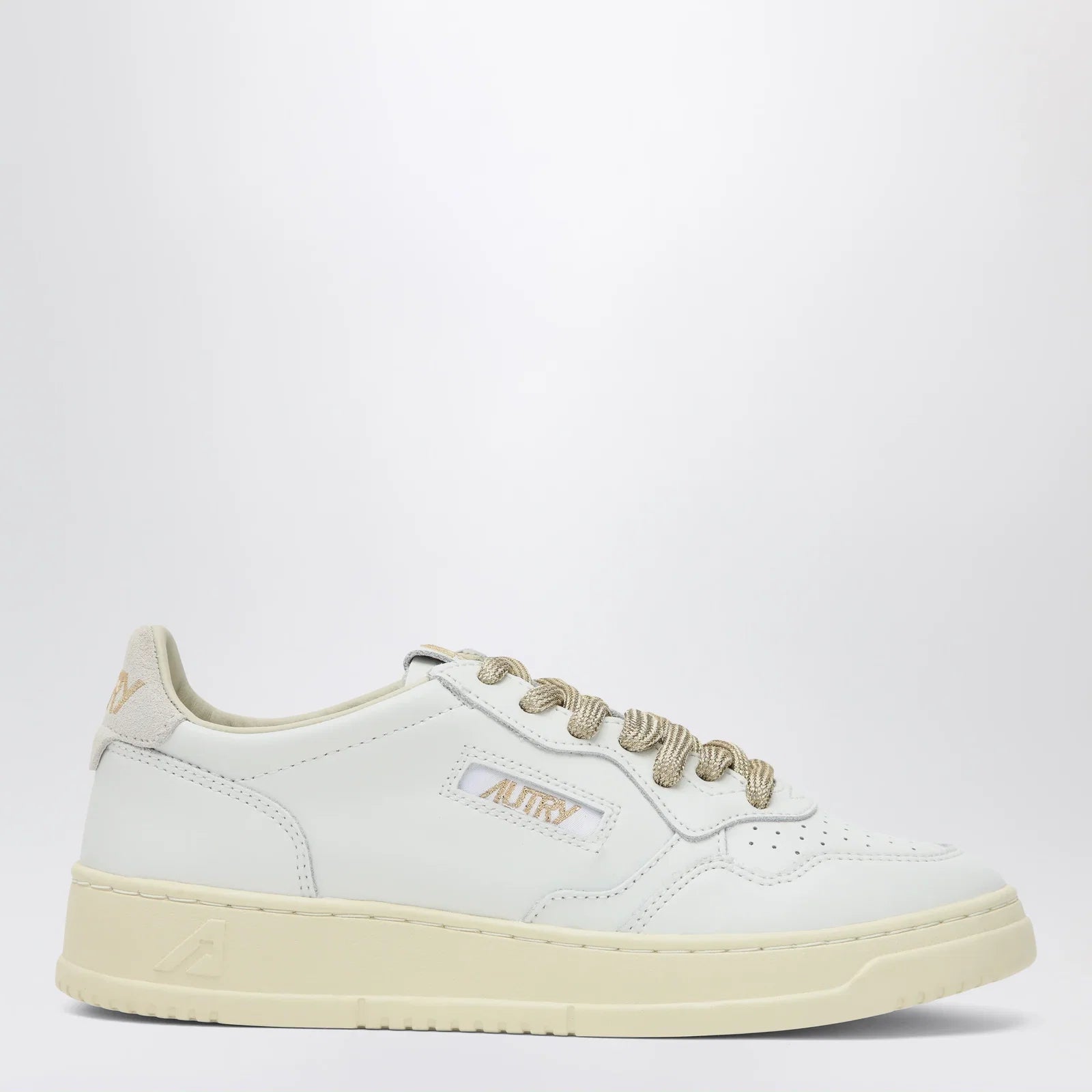 AUTRY Medalist Sneakers white/gold