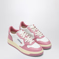 AUTRY White/pink Medalist sneakers
