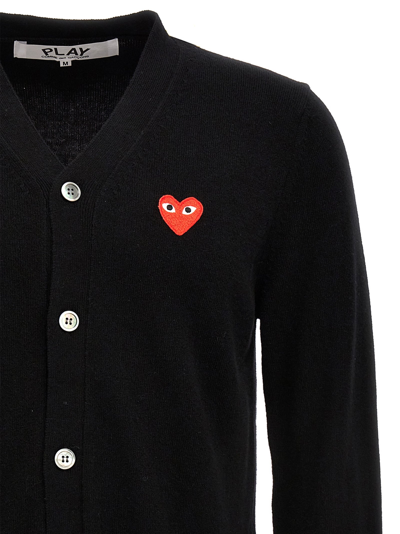 Comme Des GarÇons Play Heart Cardigan
