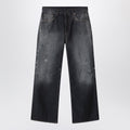 Acne Studios 2021M black faded jeans with paint splatters