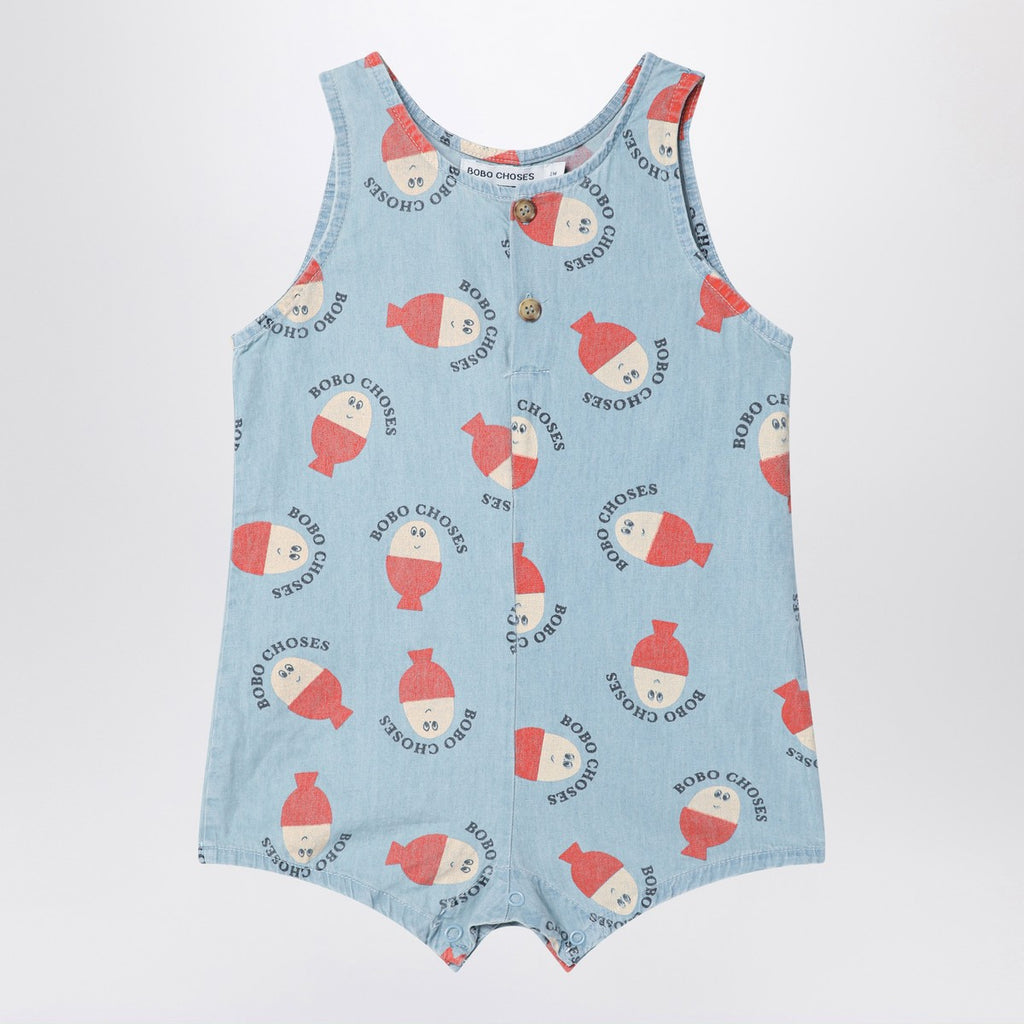 Bobo Choses Morning Egg Blue Romper
