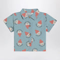 Bobo Choses Light blue Morning Egg shirt in denim