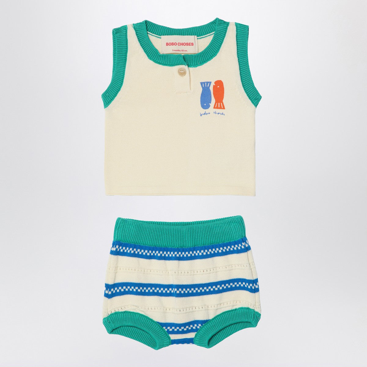 Bobo Choses Color-block denim jacket