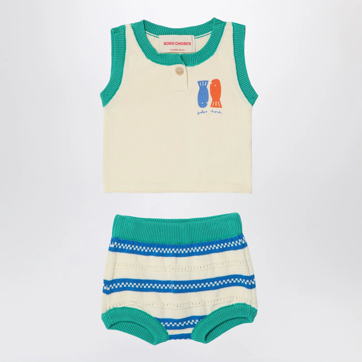 Bobo Choses Color-block denim jacket