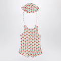 Bobo Choses Sleeveless romper with radish hat