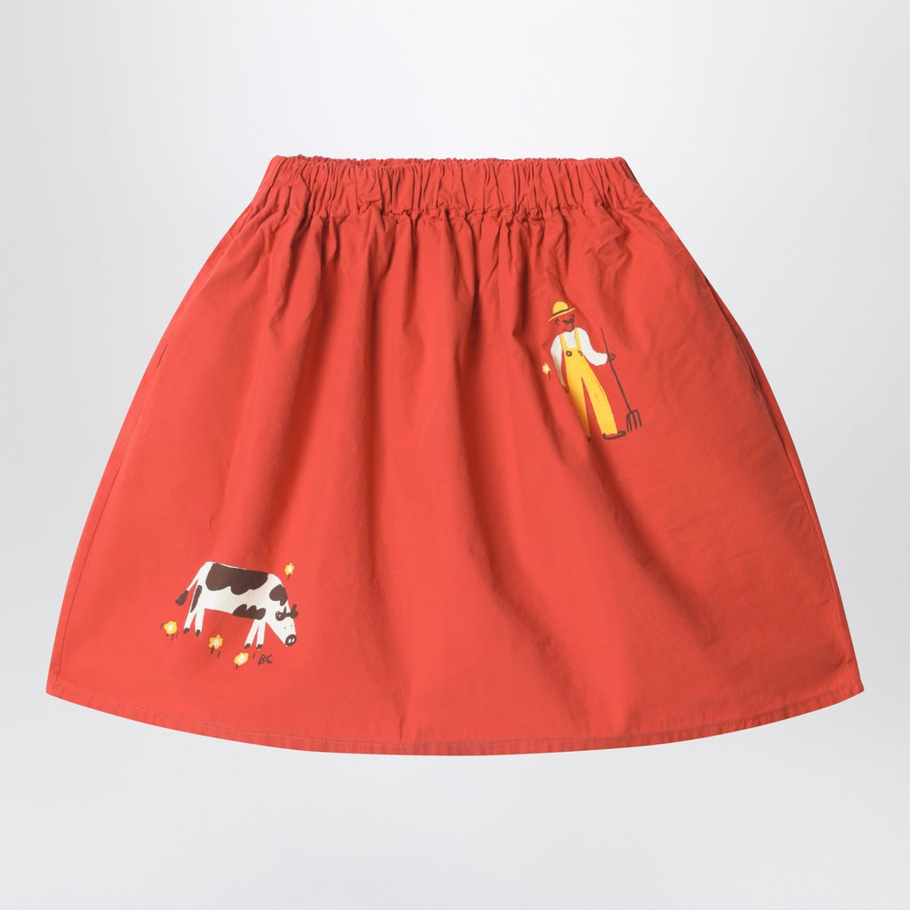 Bobo Choses Farm Adventure red skirt