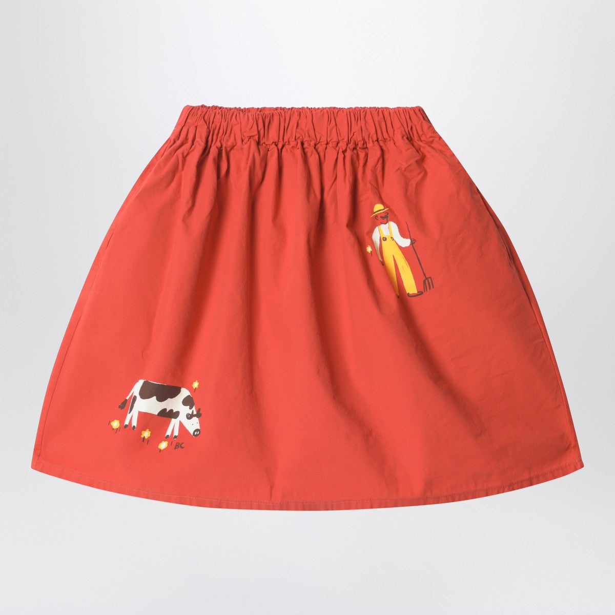 Bobo Choses Farm Adventure red skirt