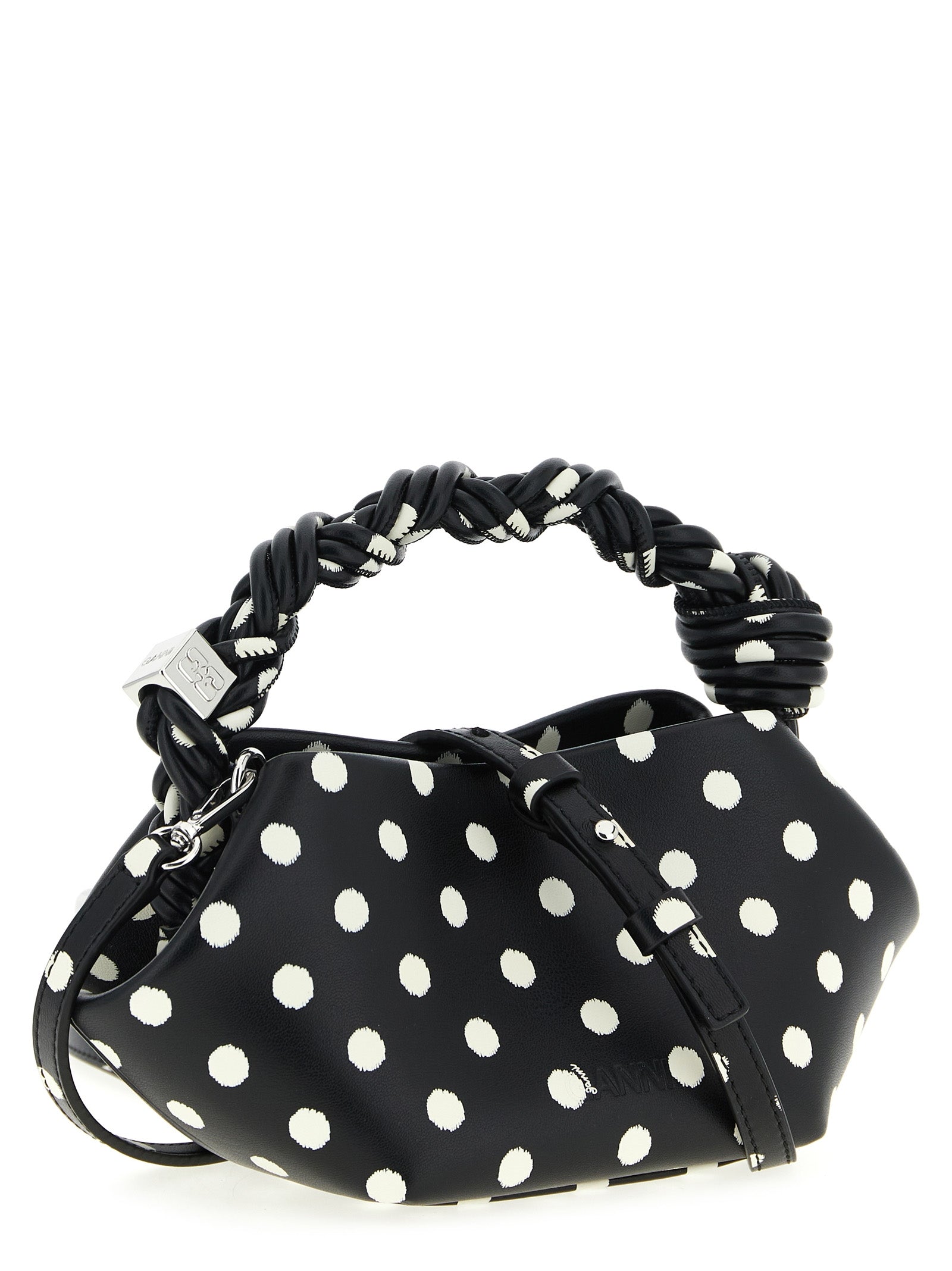 Ganni Polka-dot Bou Mini Handbag