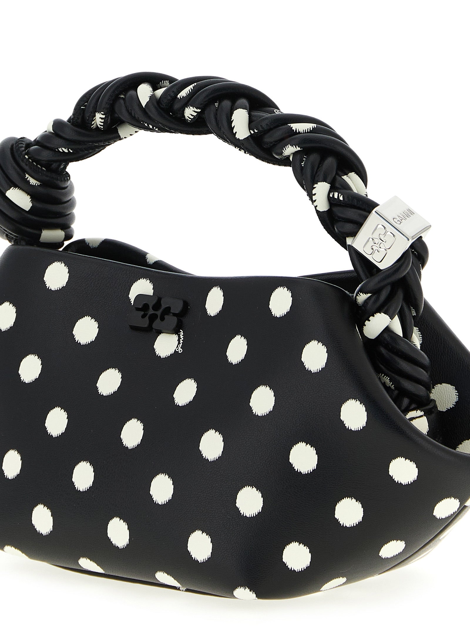 Ganni Polka-dot Bou Mini Handbag