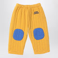 Bobo Choses Yellow/blue quilted jogging trousers