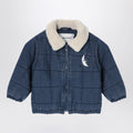 Bobo Choses Navy blue quilted denim jacket