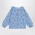 Bobo Choses Light blue denim shirt