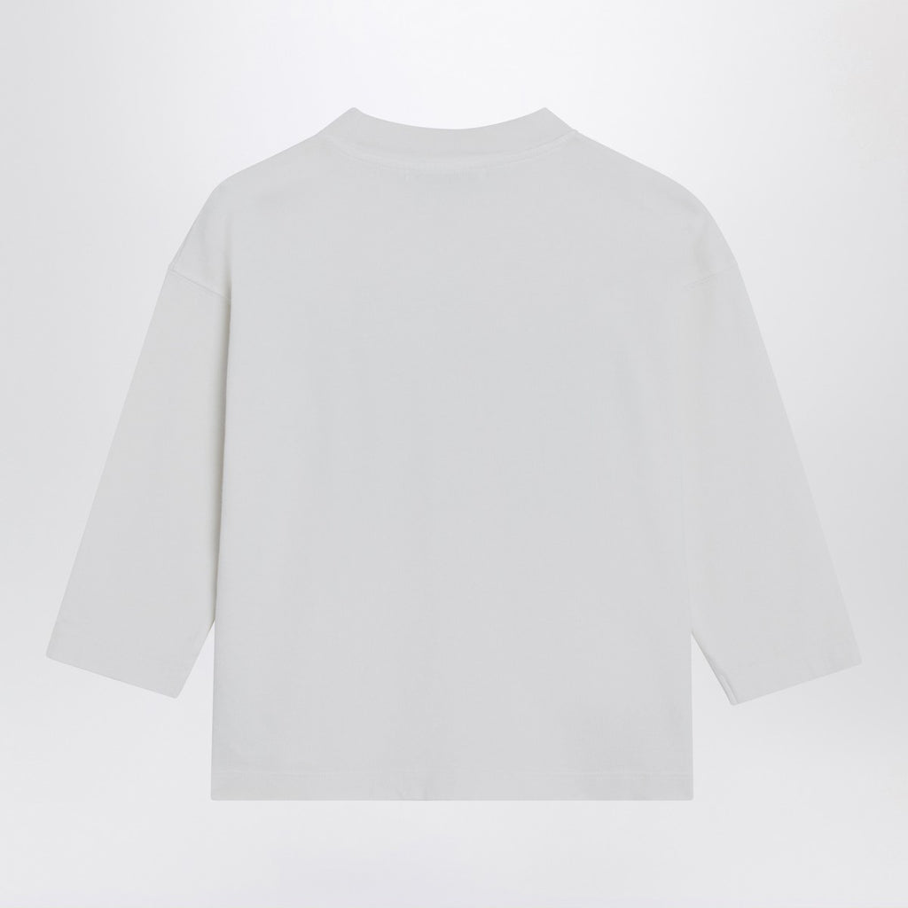 Bobo Choses White sweater with logo print