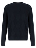 Ballantyne Diamond Intarsia Sweater