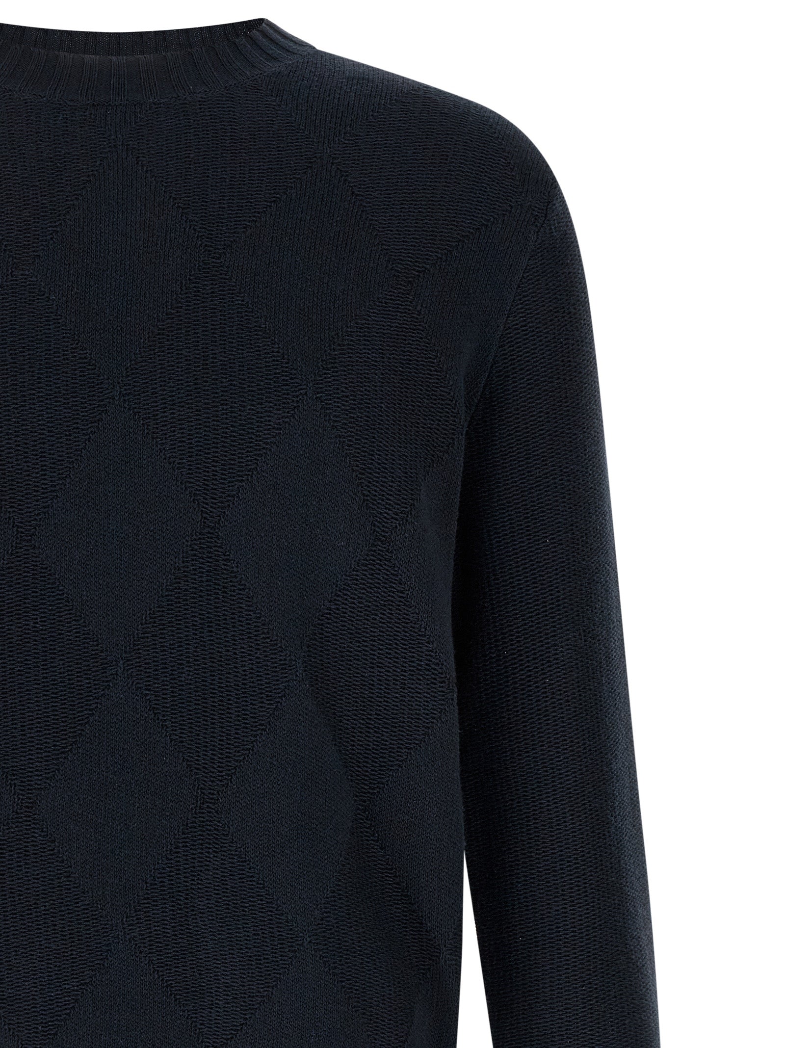 Ballantyne Diamond Intarsia Sweater