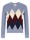 Ballantyne Argyle Pattern Sweater