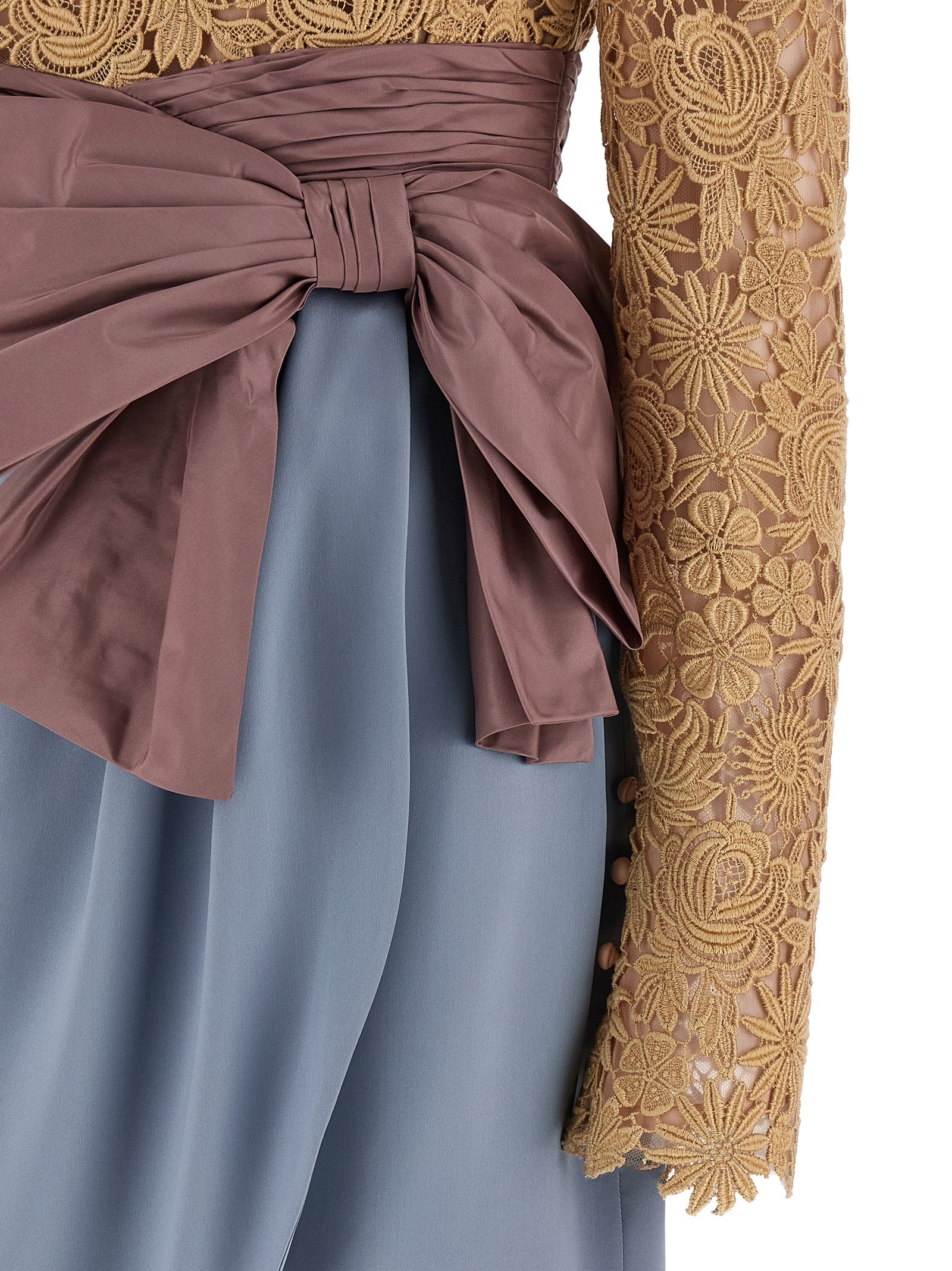 Valentino Garavani Valentinogaravani Fleur A Jours Flower Mix Dress