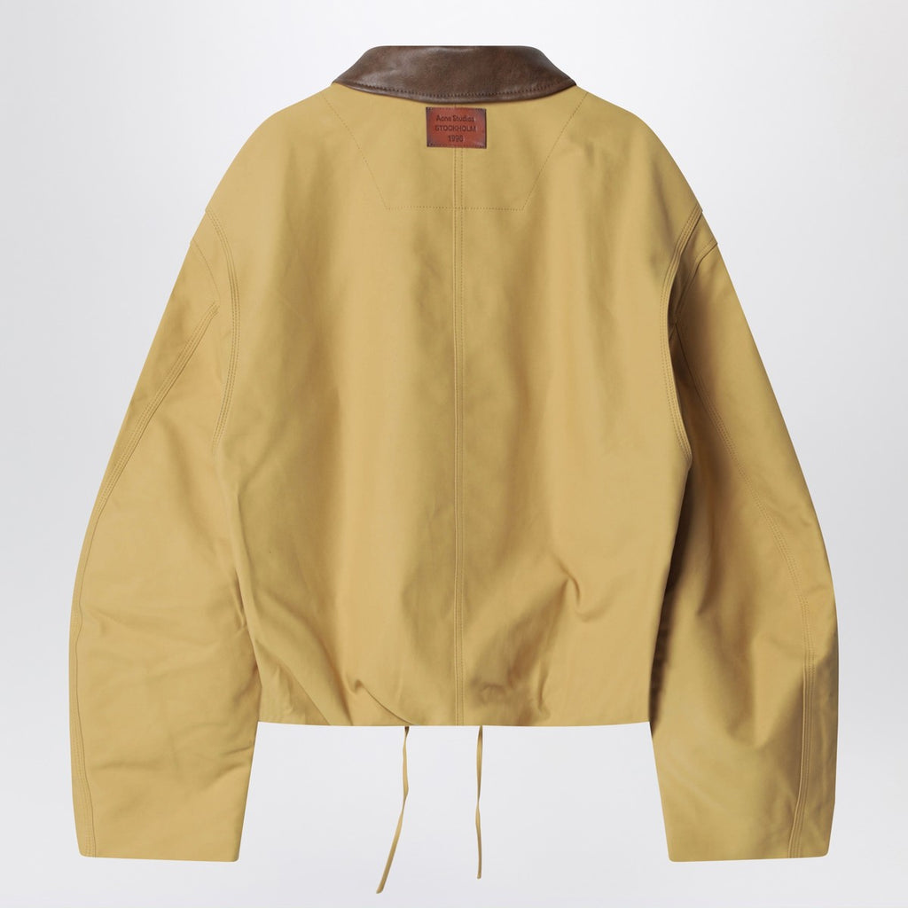 Acne Studios Twill bomber jacket Sand beige