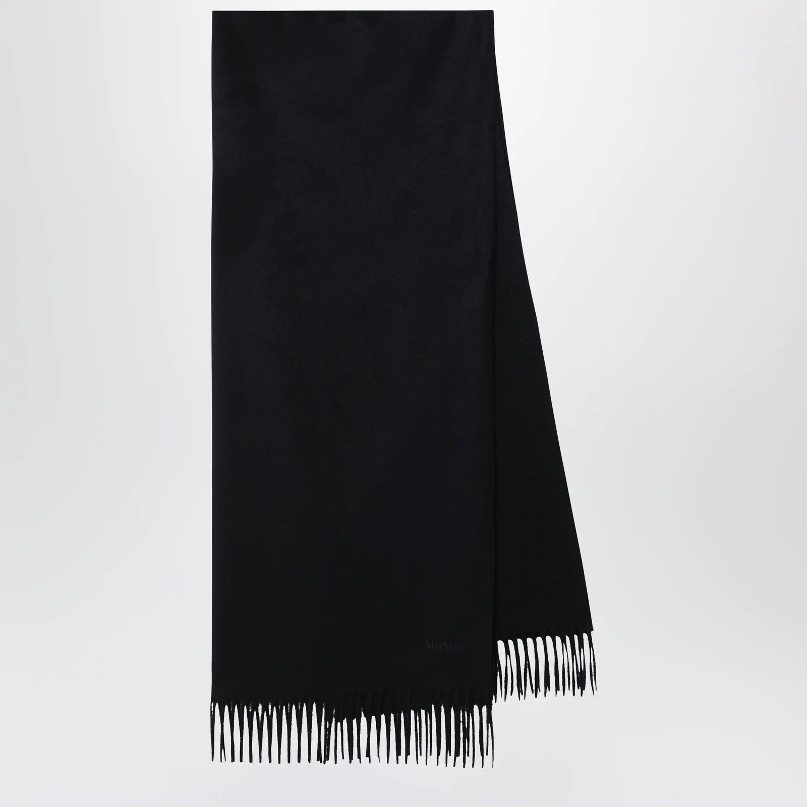 Max Mara Black cashmere scarf