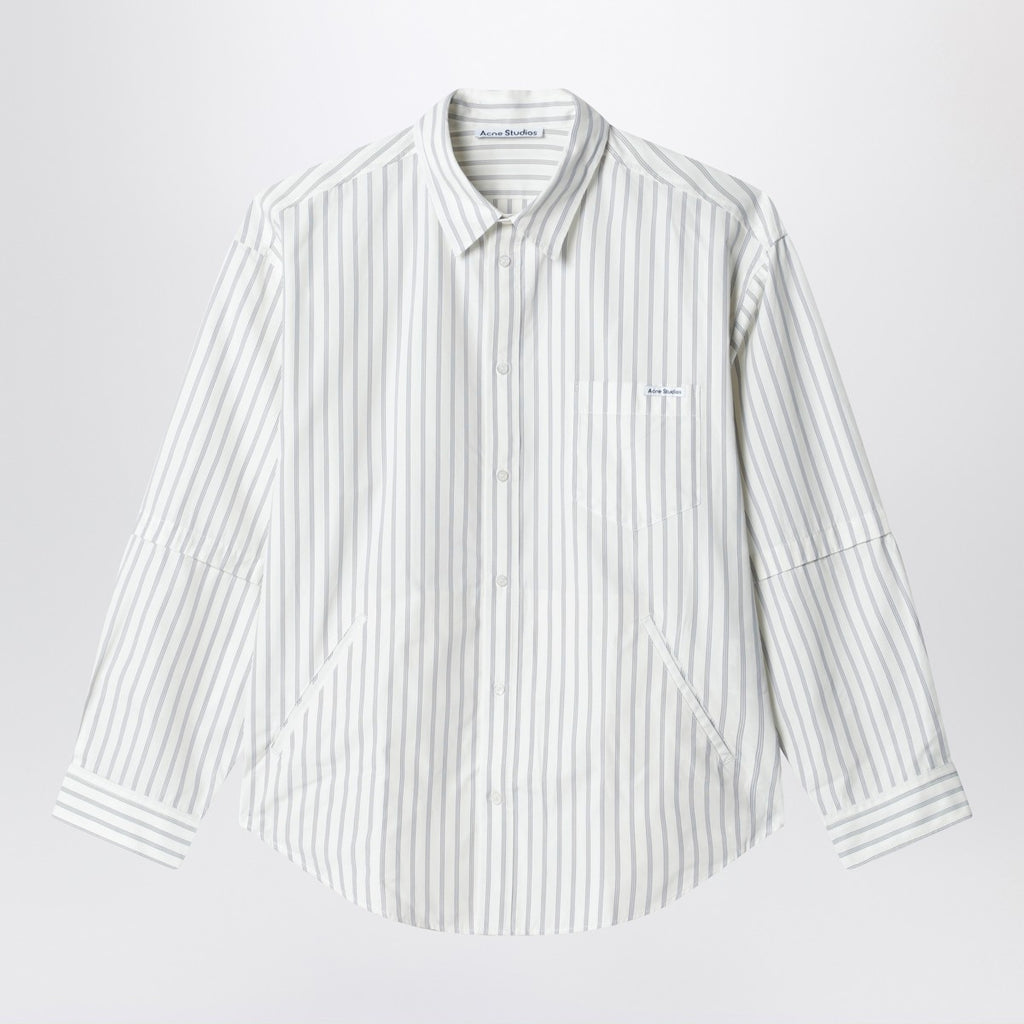 Acne Studios Double sleeve button-up shirt off white