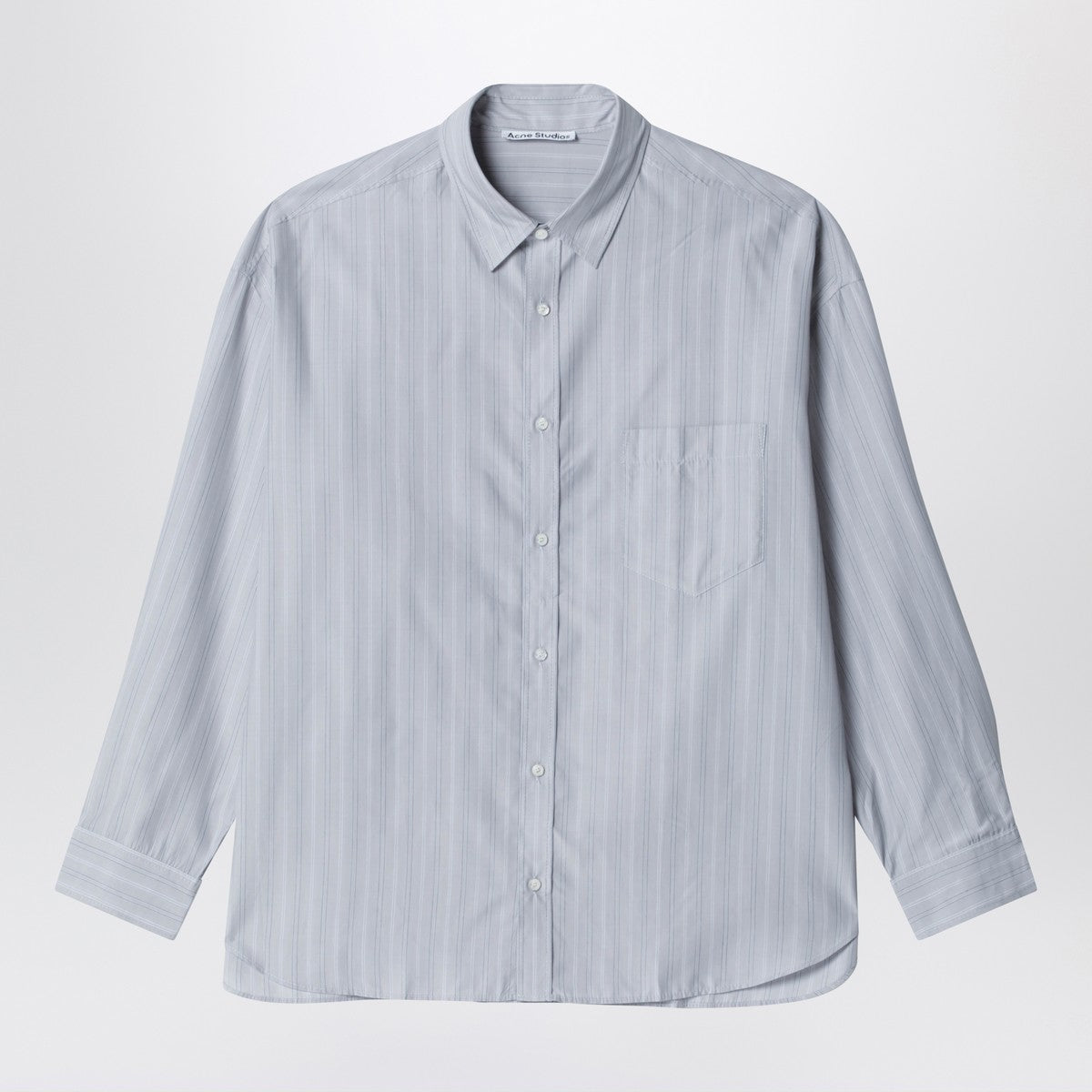Acne Studios Striped button-up grey
