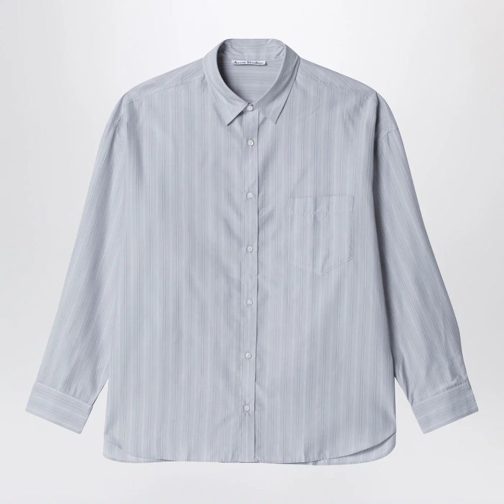 Acne Studios Striped button-up grey