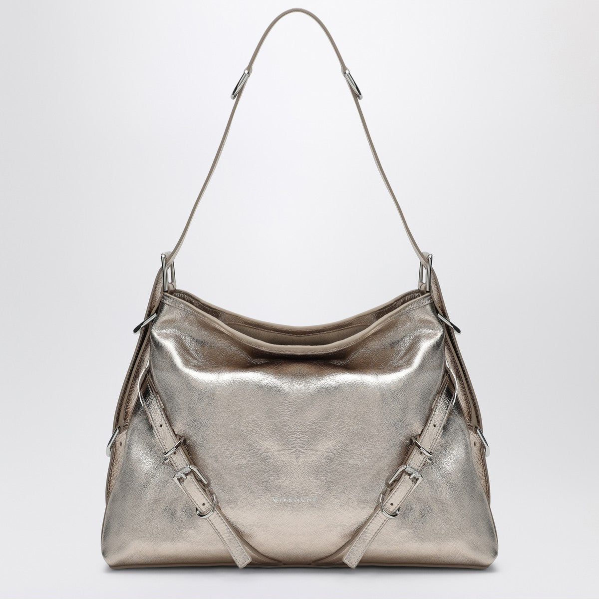 Givenchy Voyou medium laminated leather bag