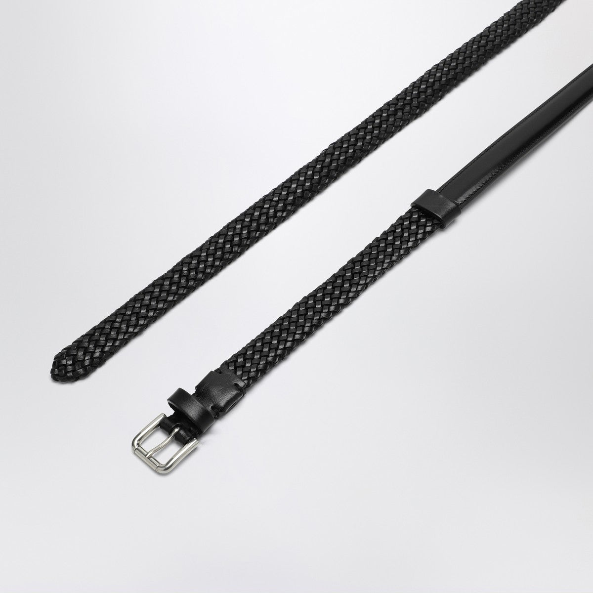 Dolce & Gabbana Dolce&Gabbana Black woven leather belt