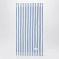 Tekla Light blue/white striped beach towel