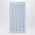 Tekla Light blue/white striped beach towel