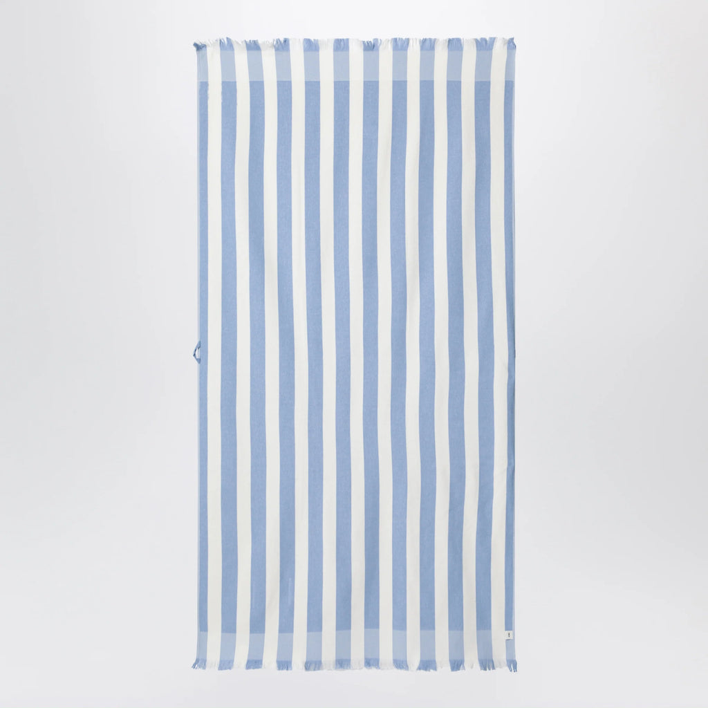 Tekla Light blue/white striped beach towel