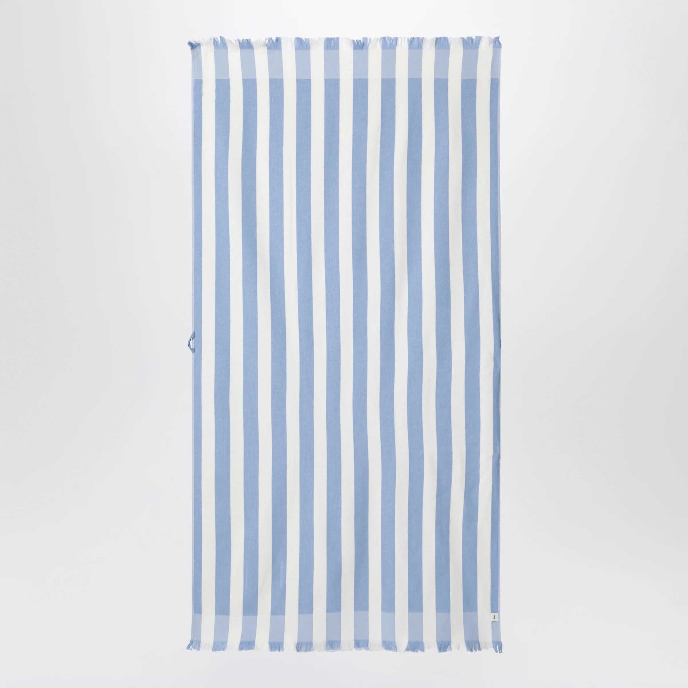 Tekla Light blue/white striped beach towel
