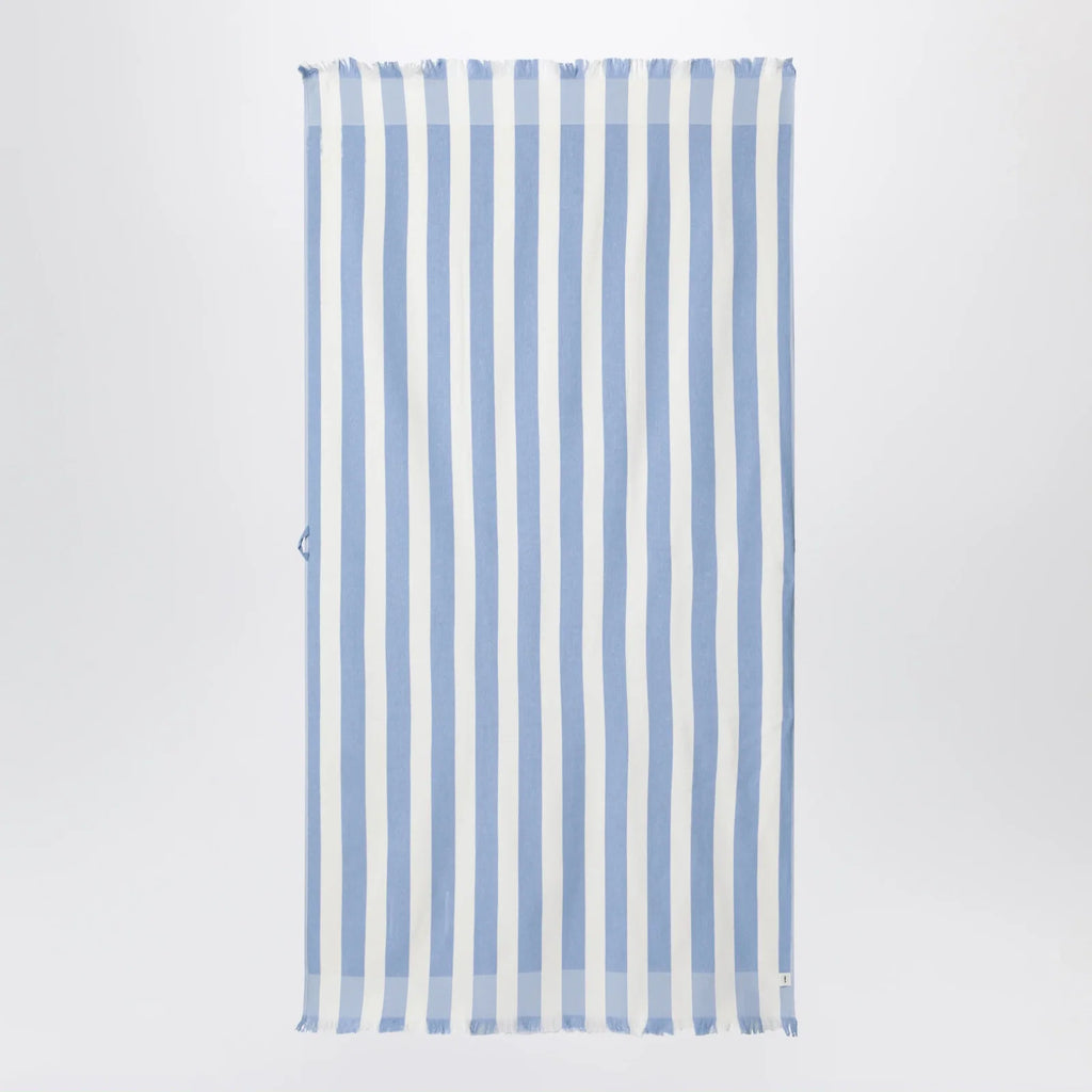 Tekla Light blue/white striped beach towel